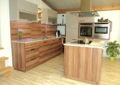 Küche in Holzoptik